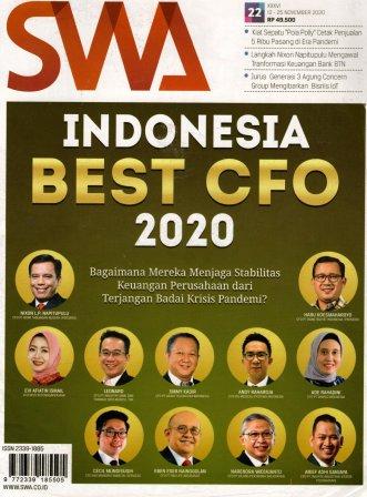 Majalah SWA: Indonesia BEST CFO 2020, bagaimana mereka menjaga stabilitas keuangan perusahaan dari terjangan badai krisis pandemi ?