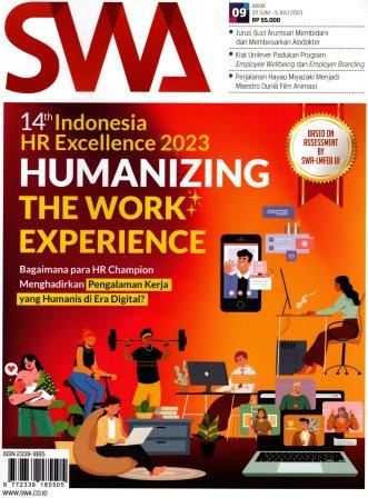 Majalah SWA: 14 tahun Indonesia HR Excellence 2023 Humanizing the Work Experience, bagaimana para HR Champion menghadirkan pengalamar kerja yang Humanis di Era Digital?