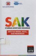 Standar akuntansi keuangan : Entitas mikro, kecil, dan menengah