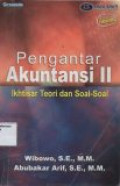 Pengantar akuntansi II : Ikhtisar teori dan soal - soal