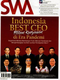 Majalah SWA: Indonesia best ceo pilihan karyawan di era pandemi