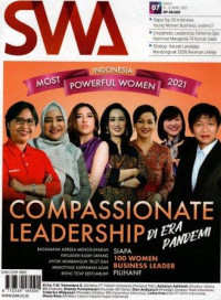 Majalah SWA: Indonesia most powerful women 2021 Compassionate leadership di era pandemi