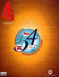 Majalah Akuntan: Lima puluh empat tahun Akuntan Membangun Negeri, IAI -sekali untuk selamanya