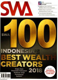 Majalah SWA: Seratus Best Wealth Creators indonesia's 2018