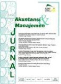 Jurnal akuntansi manajemen Vol.10 No.1 Juni 2015